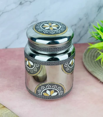 Steel Storage Jar 1000ml | Stainless Steel Multipurpose Kitchen Container