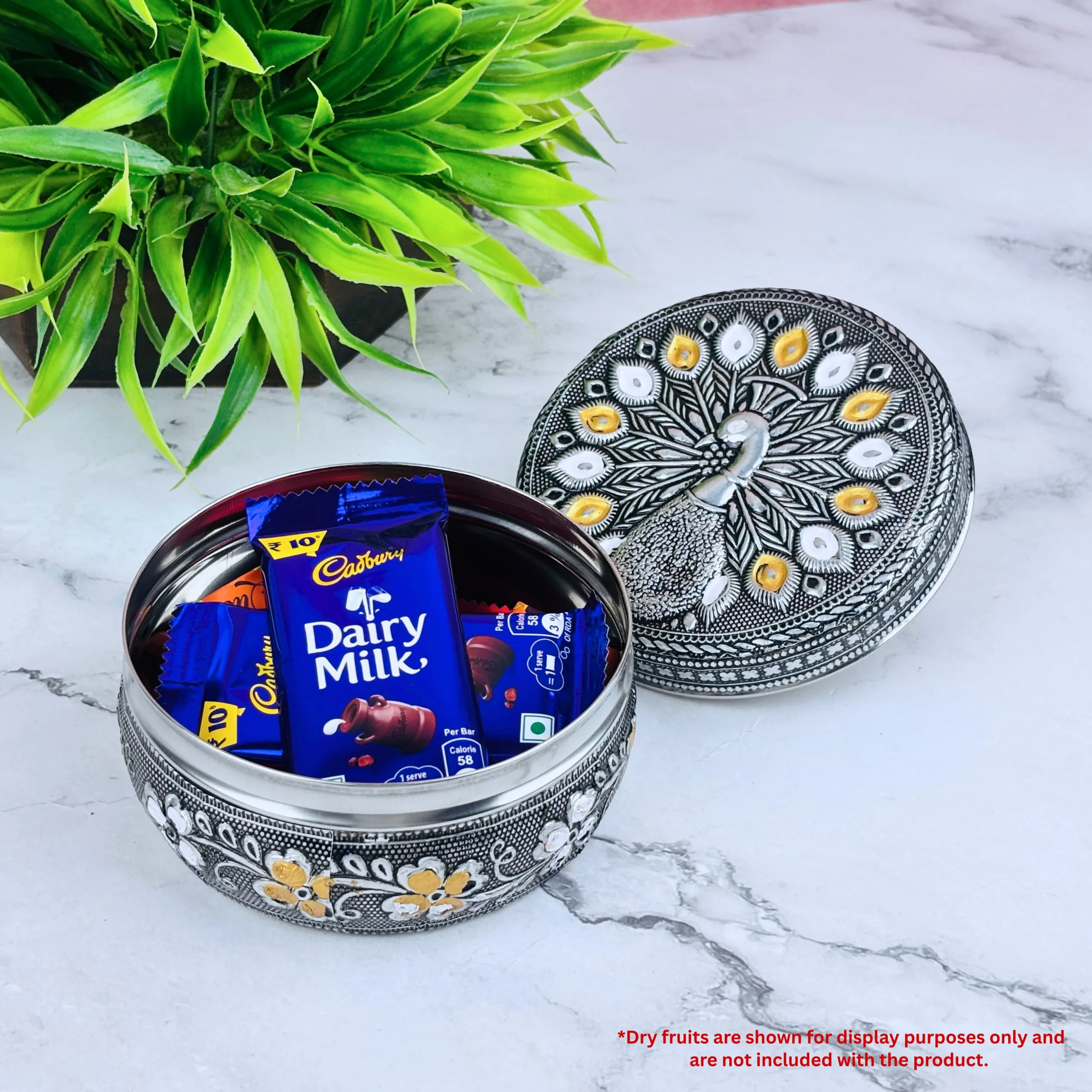 4x4 Mor Silver Emboss Dabri 1-4