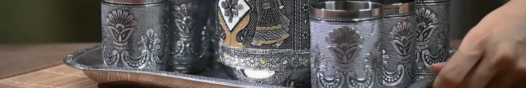 Steel Box Meenakari Jug