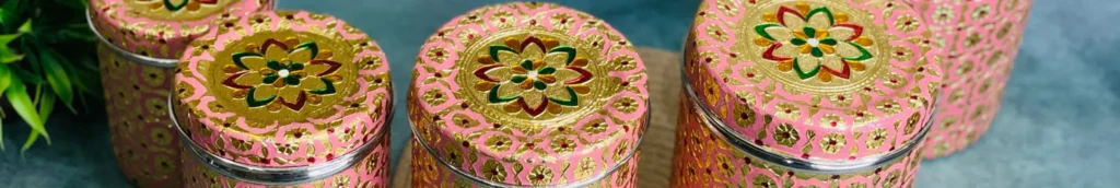 The Art of Meenakari Steel Boxes