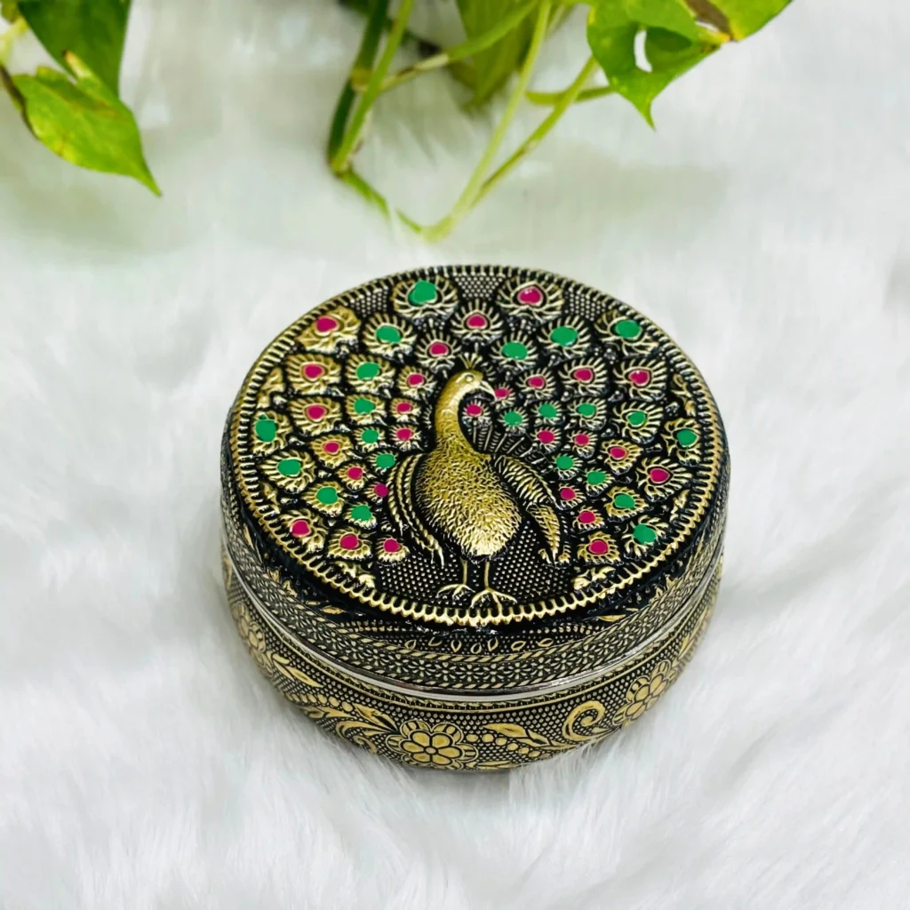 Embossed Steel Kitchen Container kitchen dabba