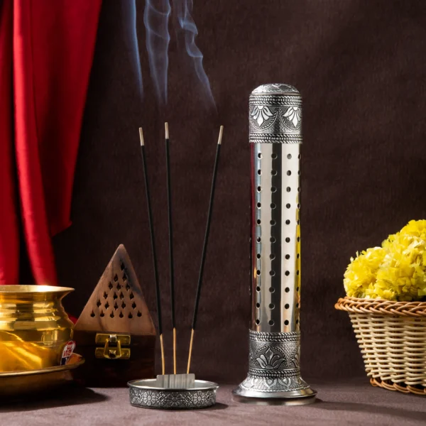 Incense Stick Holder Handmade Stainless Steel | Agarbatti Stand for Pooja & Gifts