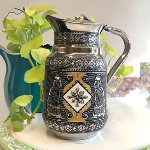 1.5 L Stainless Steel Water Jug | Durable Jug for Home & Kitchen