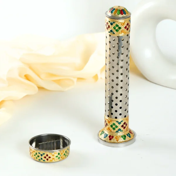 Incense Stick Stand Steel | Handmade Agarbatti Holder for Pooja & Return Gifts