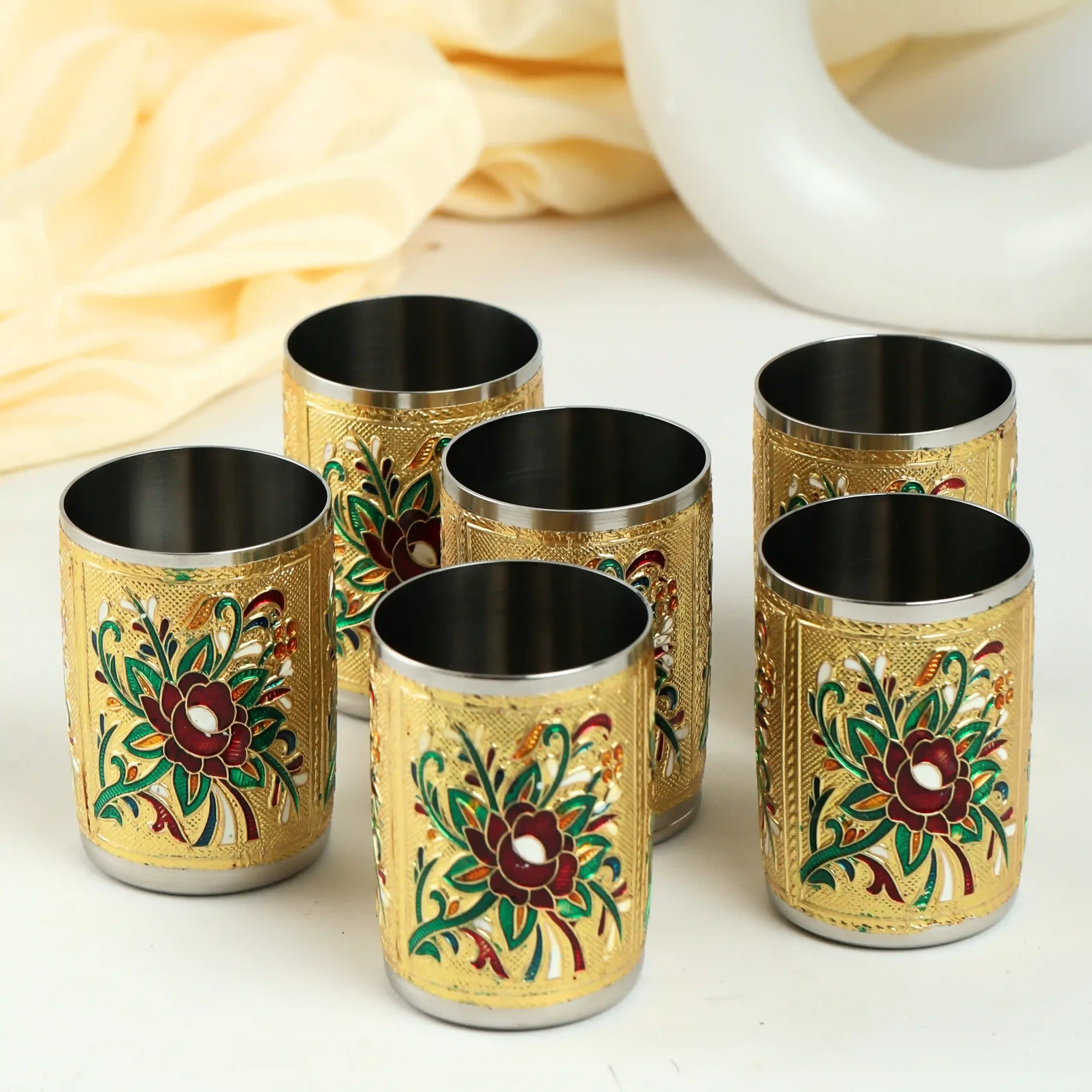flower glass (3) N831