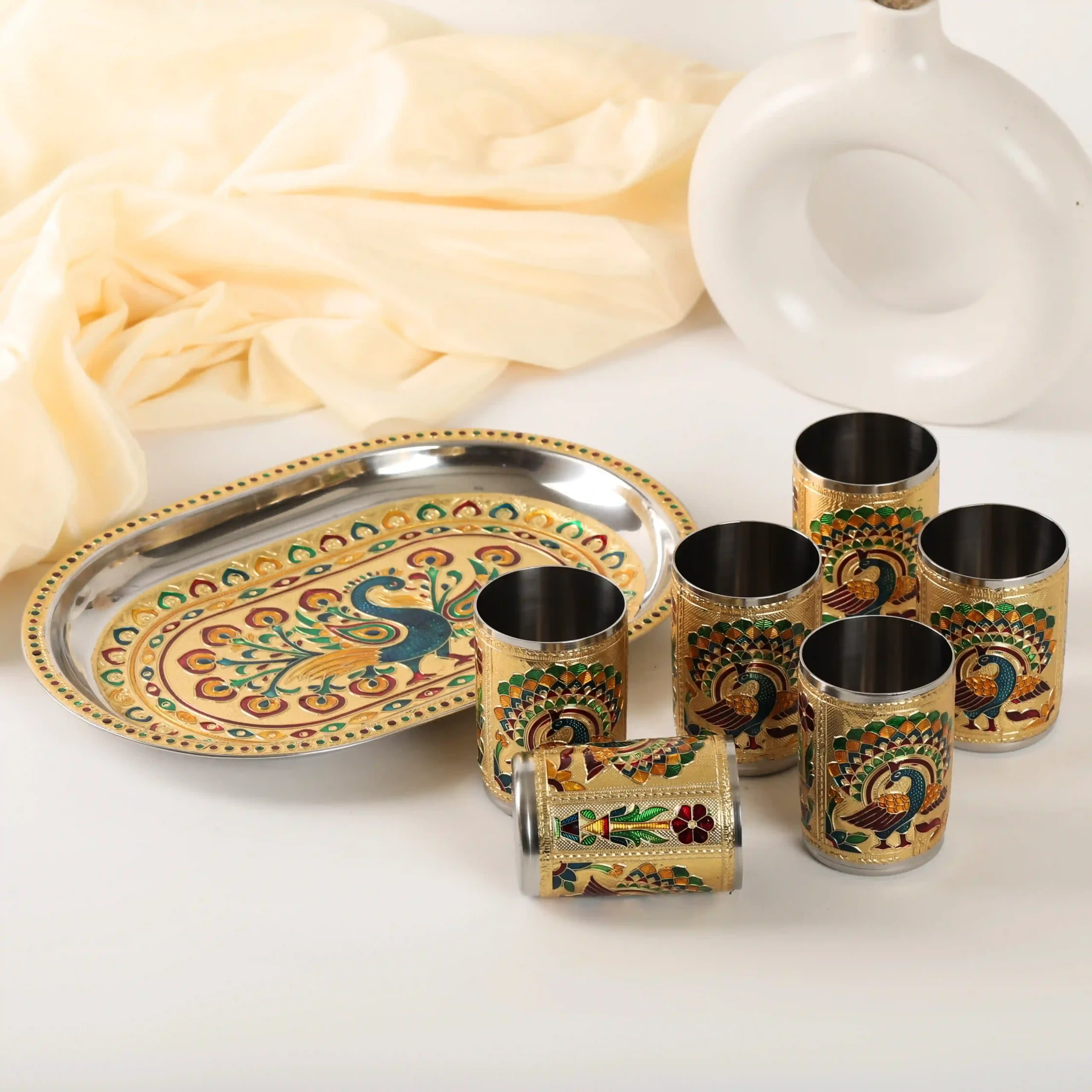 steel tray set (3) N585