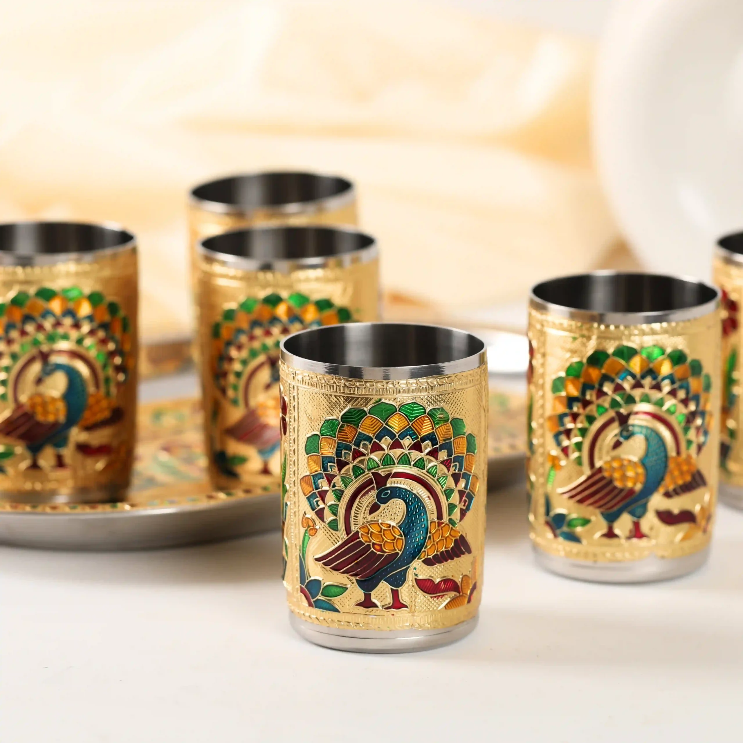 steel tray set (4) N585