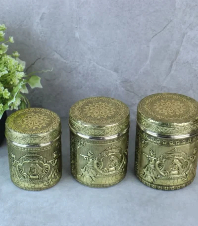 Golden Doli Steel Dabba multipurpose container